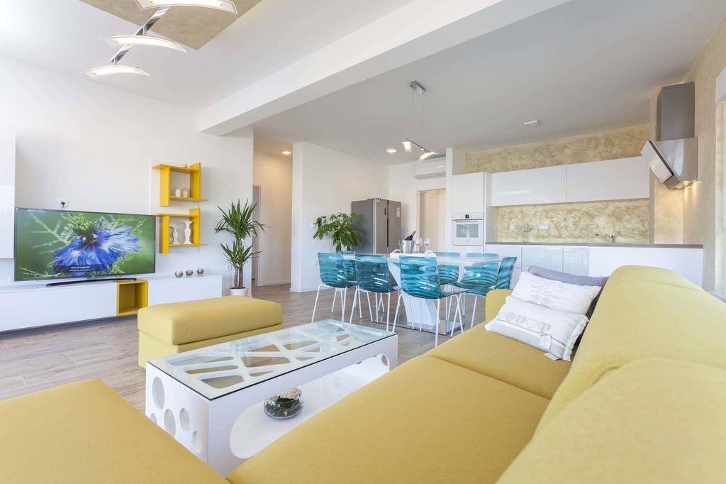 Apartment Solis Okrug Gornji Trogir Bagian luar foto