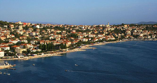 Apartment Solis Okrug Gornji Trogir Bagian luar foto